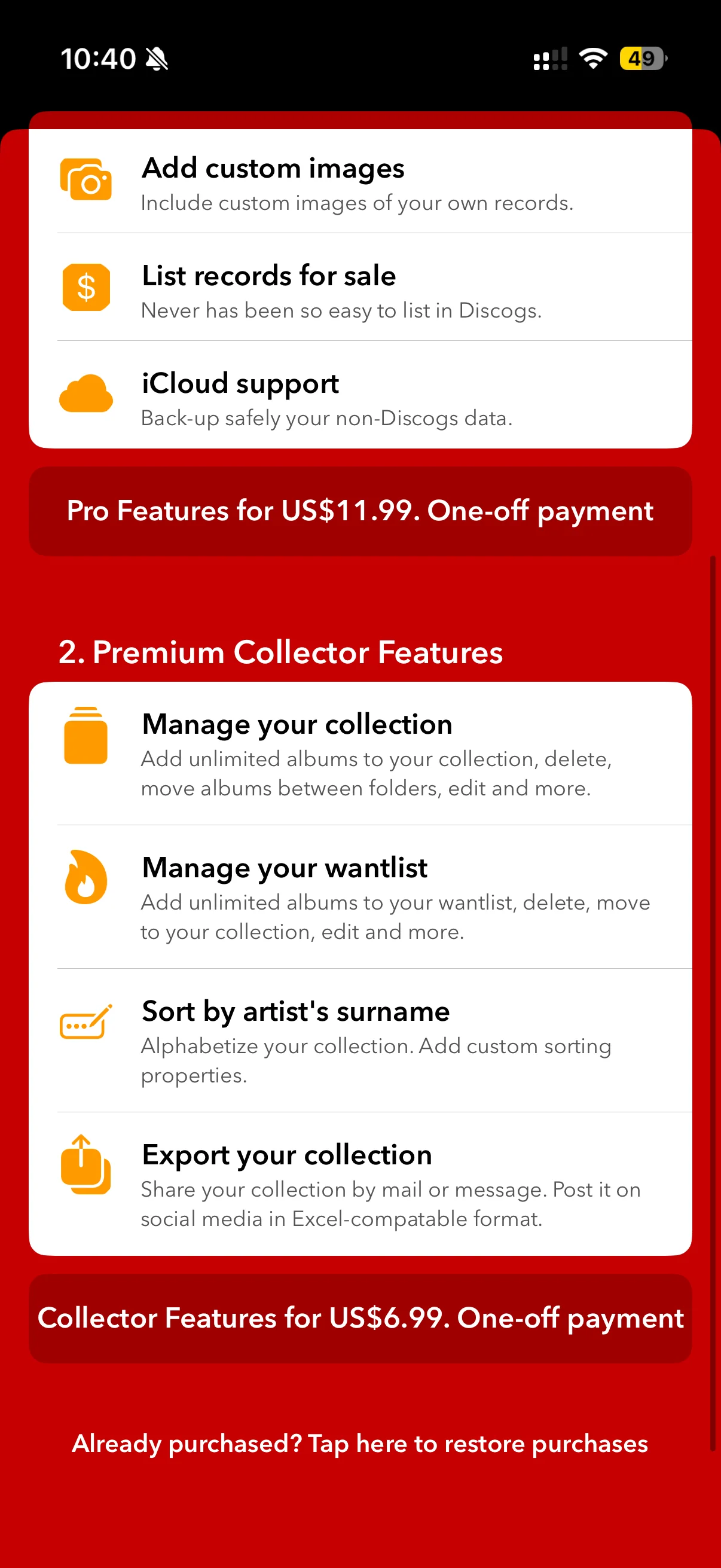 Collector features and one-off price of US$6.99